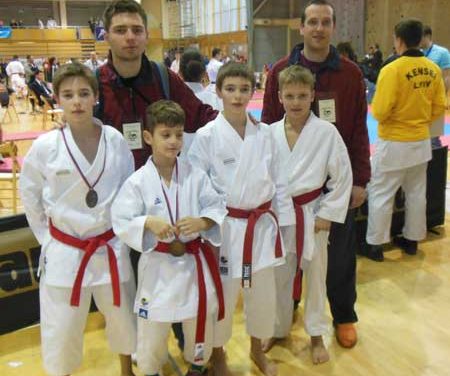 DVE MEDALJI V KARATEJU NA 42 MEDNARODNEM TURNIRJU  »TRBOVLJE 2014«