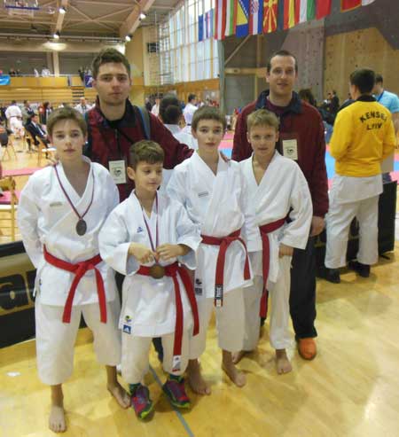 DVE MEDALJI V KARATEJU NA 42 MEDNARODNEM TURNIRJU  »TRBOVLJE 2014«