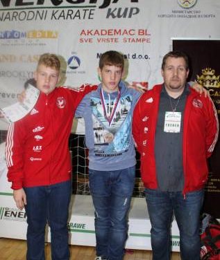 Žan Luka Lesnika osvojil odlično 3. mesto na močnem karate turnirju v BiH.