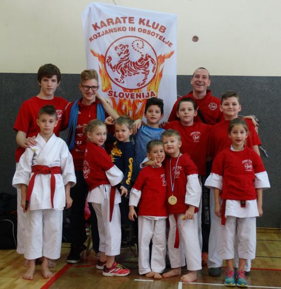 DO ODLIČNIH REZULTATOV NA MEDNARODNI TEKMI TUDI ŽE PODMLADEK KARATE KLUBA KOZJANSKO IN OBSOTELJE