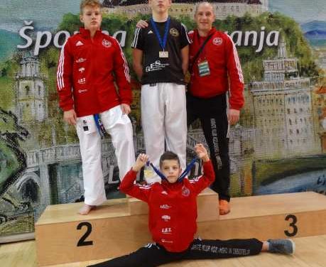 KARATE KLUB KOZJANSKO IN OBSOTELJE  DOSEGA ODLIČNE REZULTATE TUDI NA MEDNARODNI RAVNI – LUKA BELE IN ŽAN LUKA LESNIKA MEDNARODNA PRVAKA.