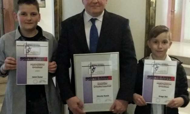 Grega Zbil, Jakob Žumer in Zdravo Romih prejeli priznanja športne zveze Rogaška Slatina.
