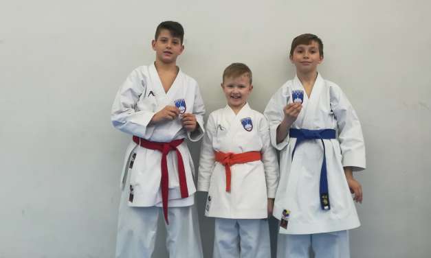 BALKANSKO PRVENSTVO-največje karate  tekmovanje za otroke,  na katerega potujejo kar  TRIJE ČLANI KARATE KLUBA KOZJANSKO IN OBSOTELJE