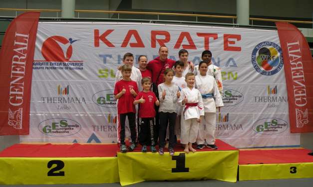 Karateisti osvojili 5 medalj na Slovenia Open 2018