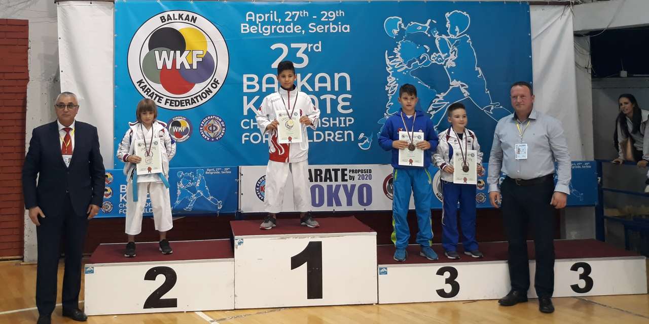 LUKA BELE PRIBORIL BRON ZA SLOVENIJO, ROGAŠKO SLATINO IN  KARATE KLUB KOZJANSKO IN OBSOTELJE