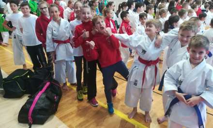 SKUPNO 5.MESTO ZA KARATE KLUB KOZJANSKO IN OBSOTELJE NA 1.PKT SLOVENIJE 2019