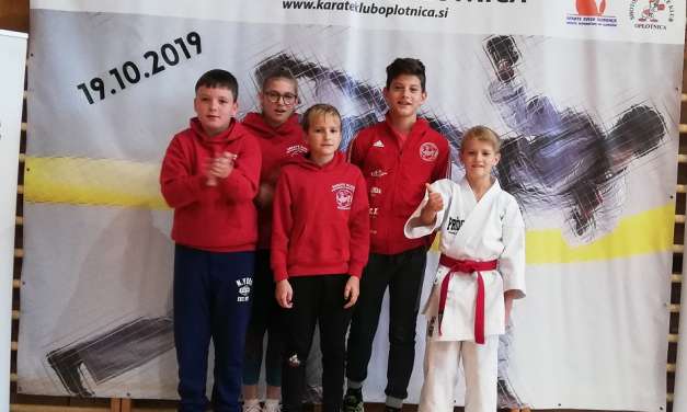 Tri zlate in ena srebrna za karate klub Kozjansko in Obsotelje