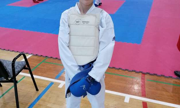 Lenart Ploštajner osvojil medaljo na 4.koli medobčinske karate lige 2019/20