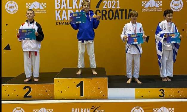 LEON SODIN ZLATI BALKANSKI PRVAK NA OTROŠKEM BALKANSKEM PRVENSTVU 2021