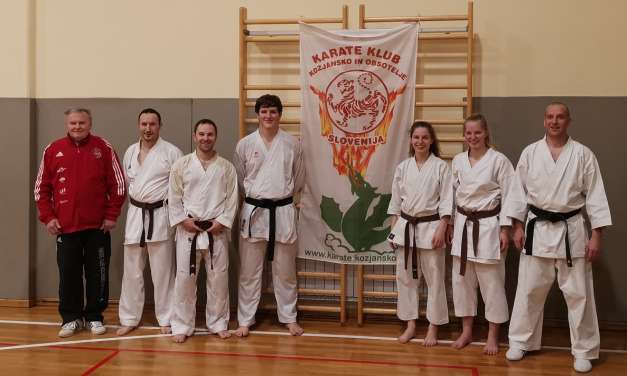 KAR PET NOVIH MOJSTROV KARATEJA V KARATE KLUBU KOZJANSKO IN OBSOTELJE
