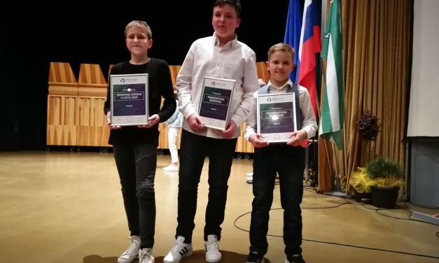 Andraž Lotrič, Benjamin Herman in Leon Sodin prejeli priznanja športne zveze Rogaška Slatina