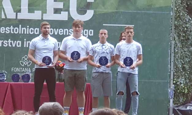 Žan Luka Lesnika prejel priznanje občine Žalec za športne dosežke v letu 2021