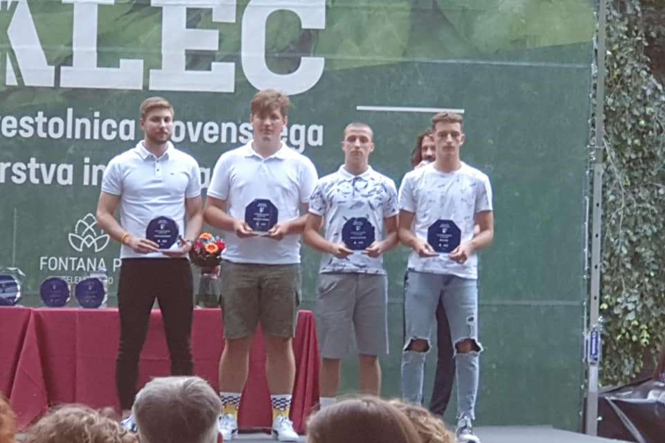 Žan Luka Lesnika prejel priznanje občine Žalec za športne dosežke v letu 2021