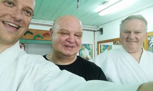 ZDRAVKO IN MIHA ROMIH TRENERJA KARATE KLUBA KOZJANSKO IN OBSOTELJE OPRAVILA IZPIT ZA VIŠJI MOJSTRSKI PAS