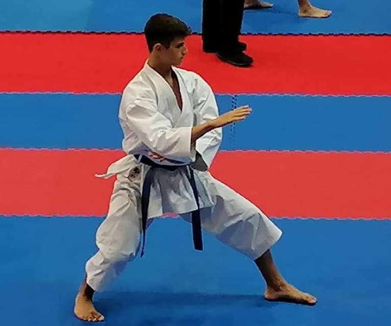LUKA BELE JE V JUNIJU NASTOPAL NA WKF (WORLD KARATE FEDERATION) YOUTH LEAGUE POREČ 2022.