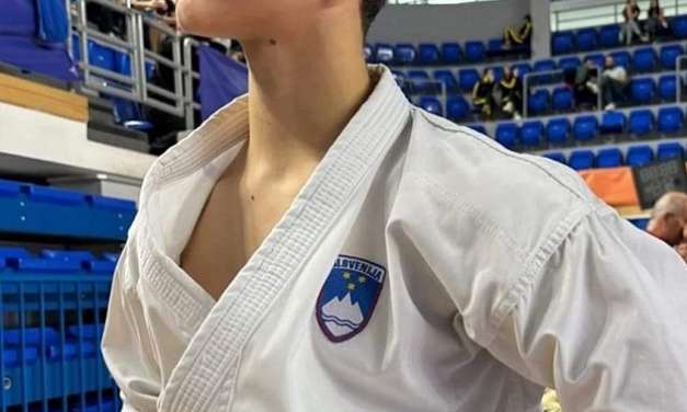Luka Bele osvojil 7. mesto na balkanskem karate tekmovanju 2022