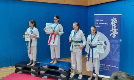 Zlato odličje za Karate klub Kozjansko in Obsotelje na turnirju Tanin Open 2025