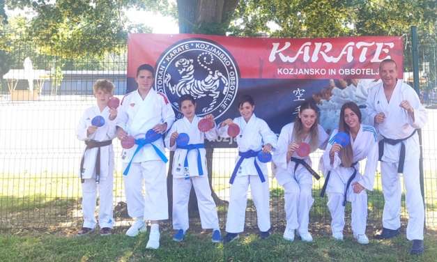 Karateisti Kozjanskega in Obsotelja sodelovali na Mini olimpijadi v Rogaški Slatini.