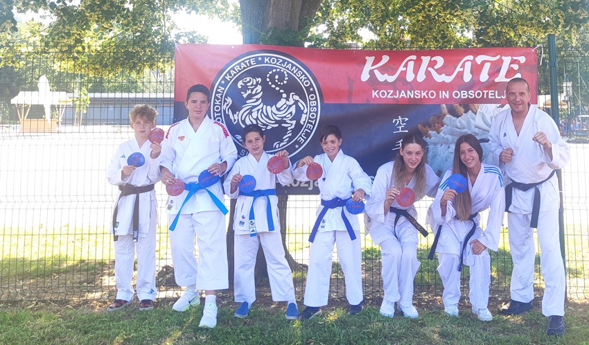 Karateisti Kozjanskega in Obsotelja sodelovali na Mini olimpijadi v Rogaški Slatini.