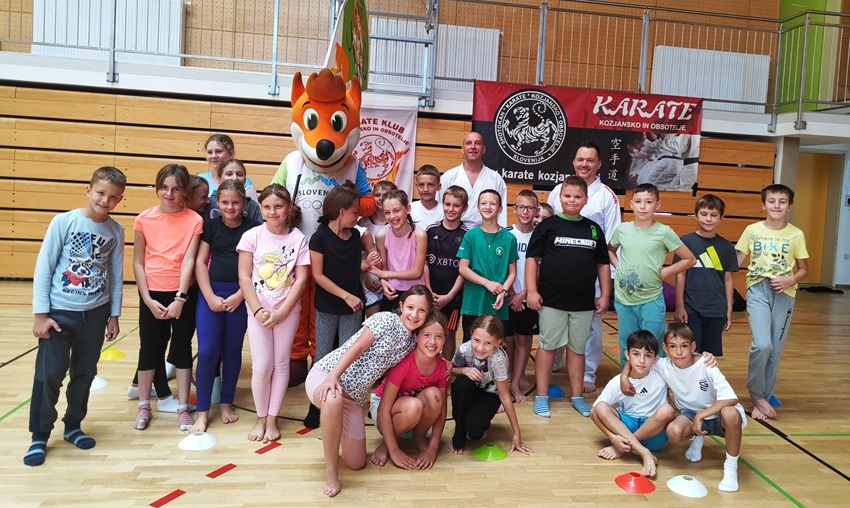 Predstavitev karateja na Mini olimpijadi na Planini pri Sevnici 2026